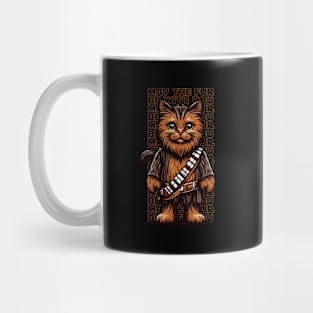 May The Fur Be With You | Cat | Hero | Hairy | Protagonist | Sci-Fi | Movie Icon | Pop Culture Mug